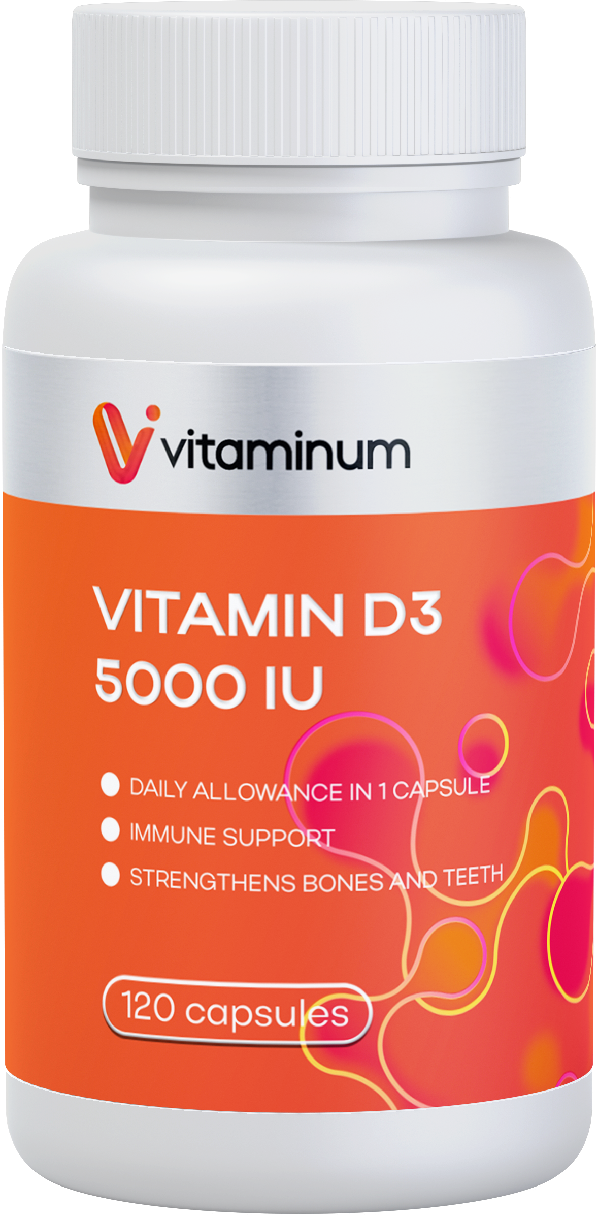  Vitaminum ВИТАМИН Д3 (5000 МЕ) 120 капсул 260 мг  в Новочебоксарске